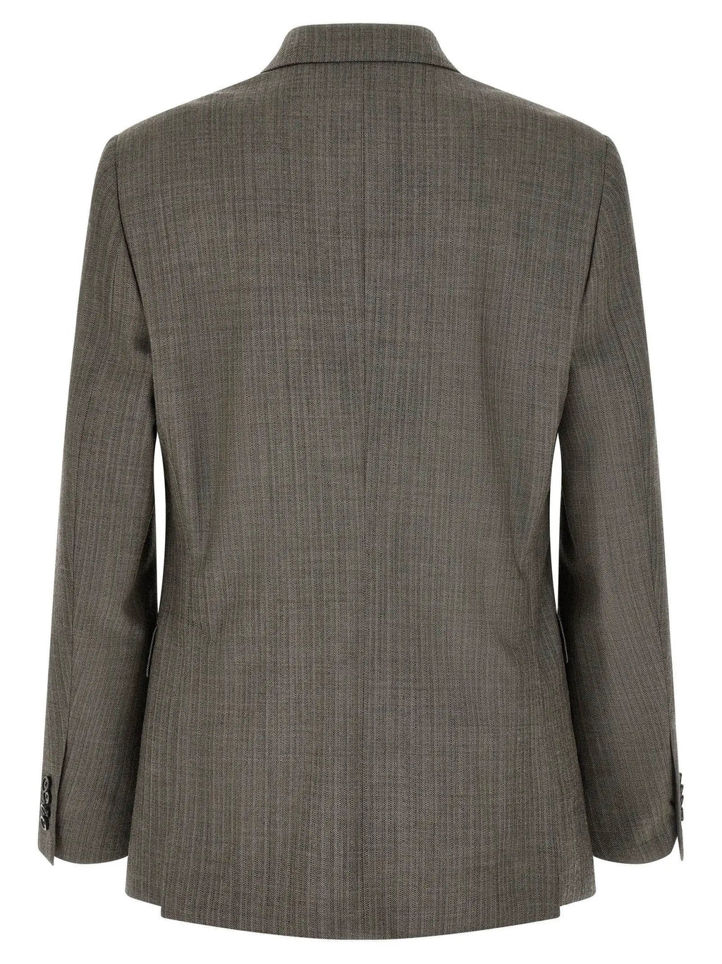 Lardini Lardini Gray Virgin Wool Two-Piece Suit