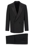 Lardini Black Virgin Wool Tuxedo