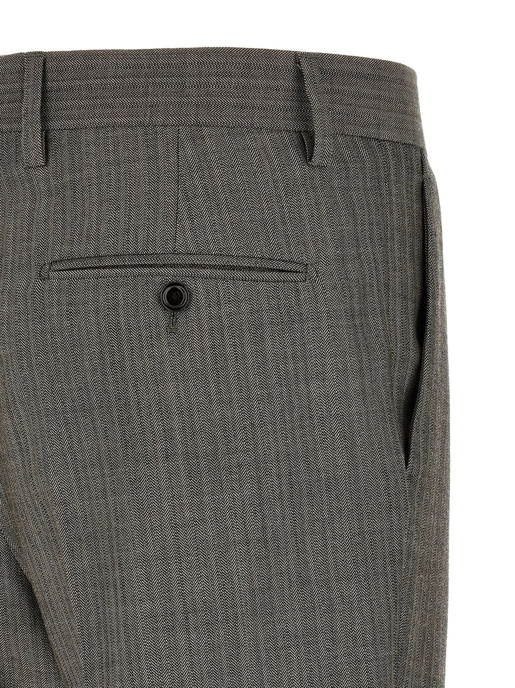 Lardini Lardini Gray Virgin Wool Two-Piece Suit