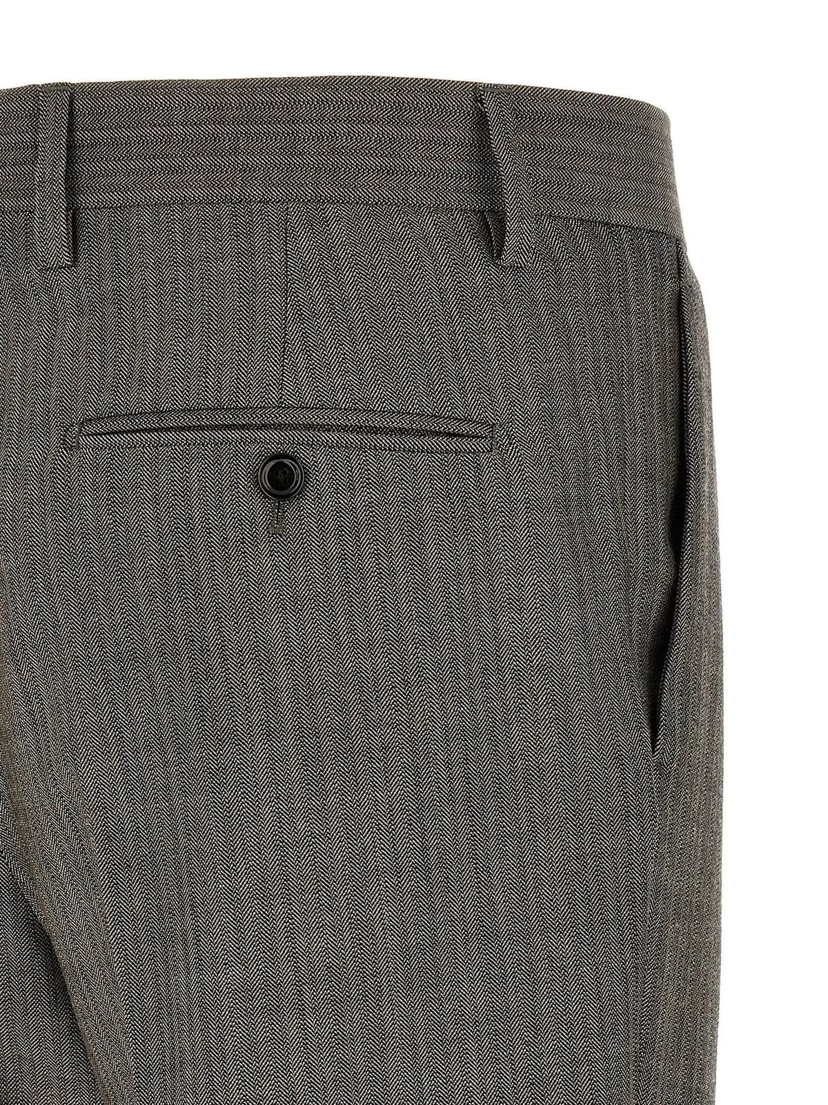 Lardini Lardini Gray Virgin Wool Two-Piece Suit