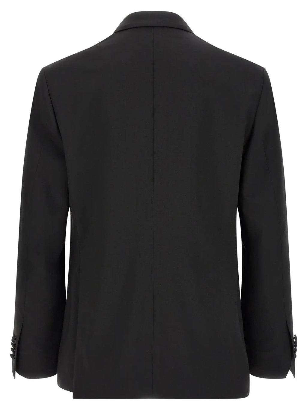 Lardini Black Virgin Wool Tuxedo