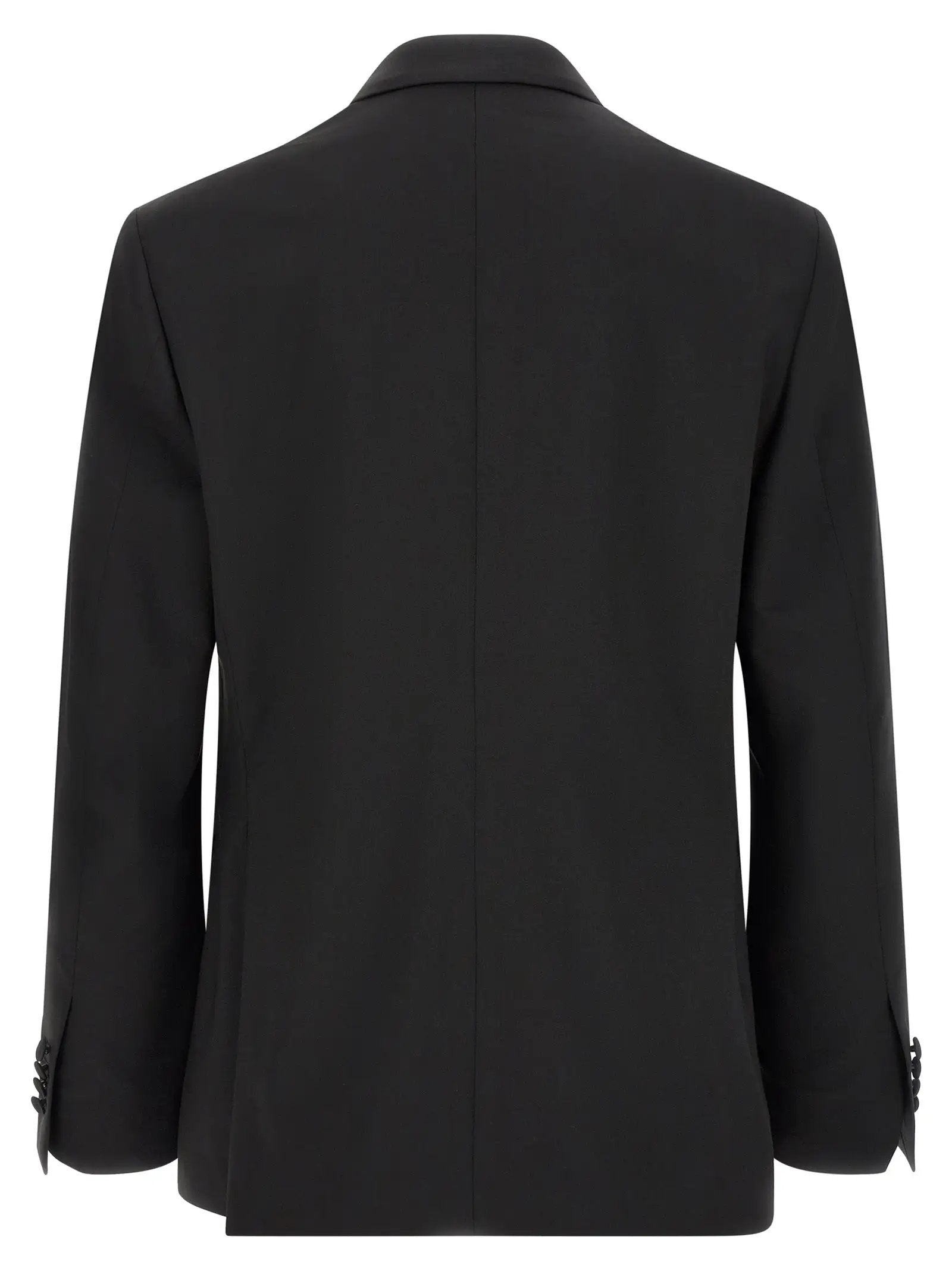 Lardini Black Virgin Wool Tuxedo