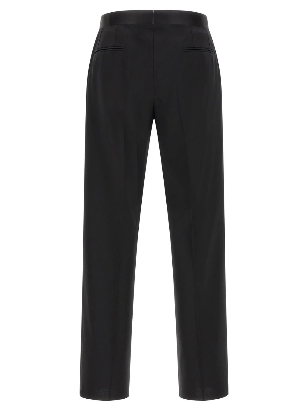 Lardini Black Virgin Wool Tuxedo