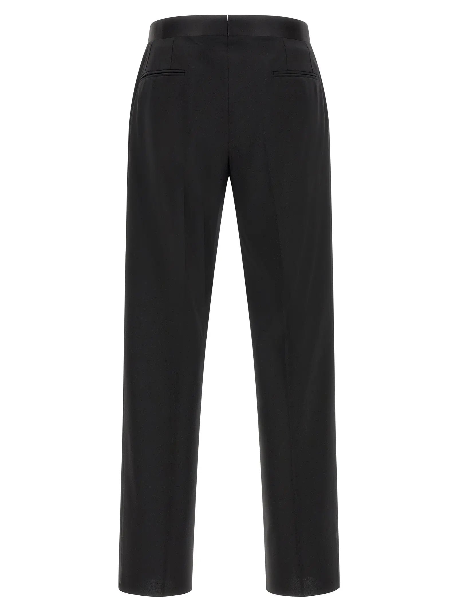 Lardini Black Virgin Wool Tuxedo
