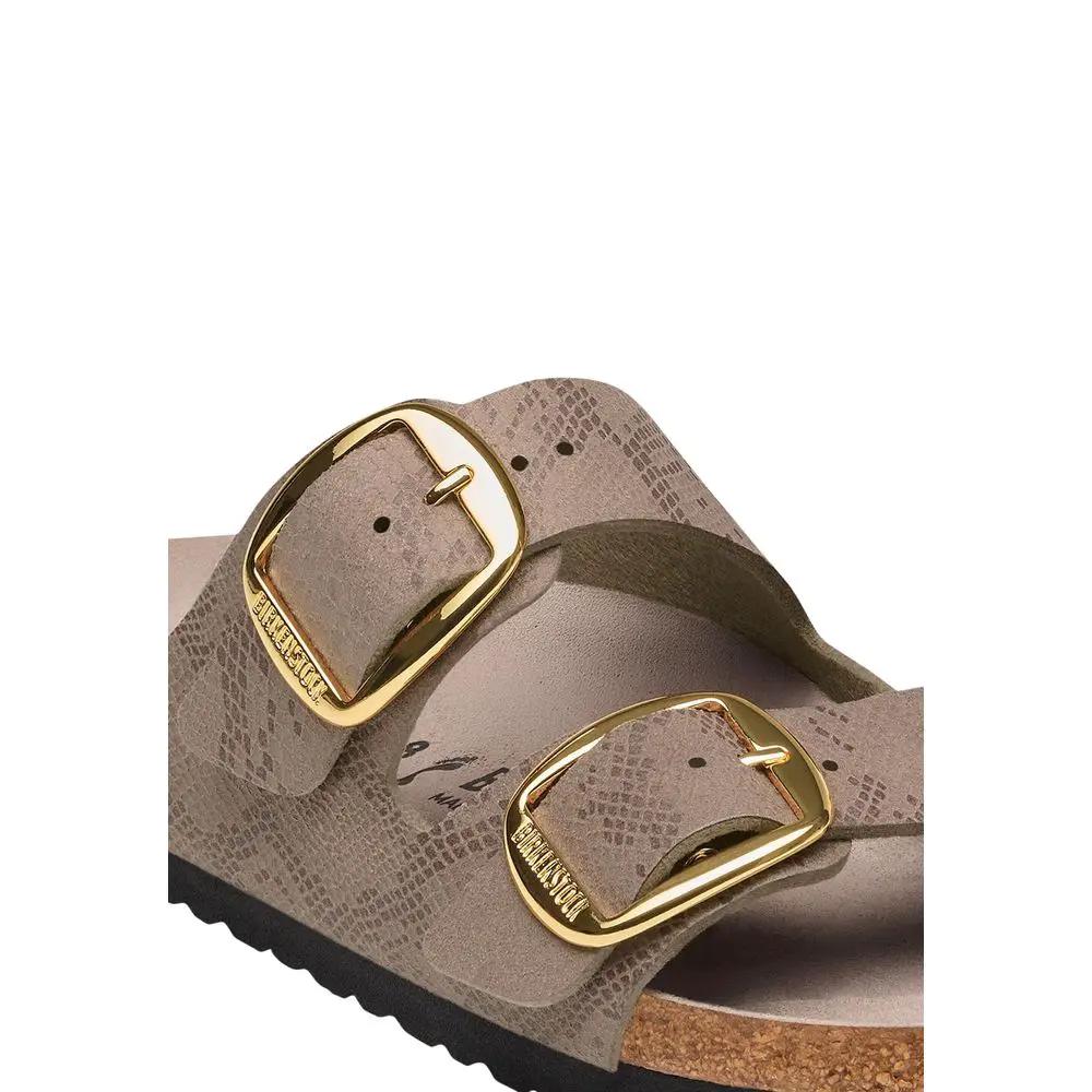 Birkenstock Birkenstock Gray Synthetic Flat Sandals
