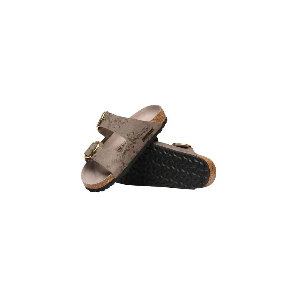 Birkenstock Birkenstock Gray Synthetic Flat Sandals
