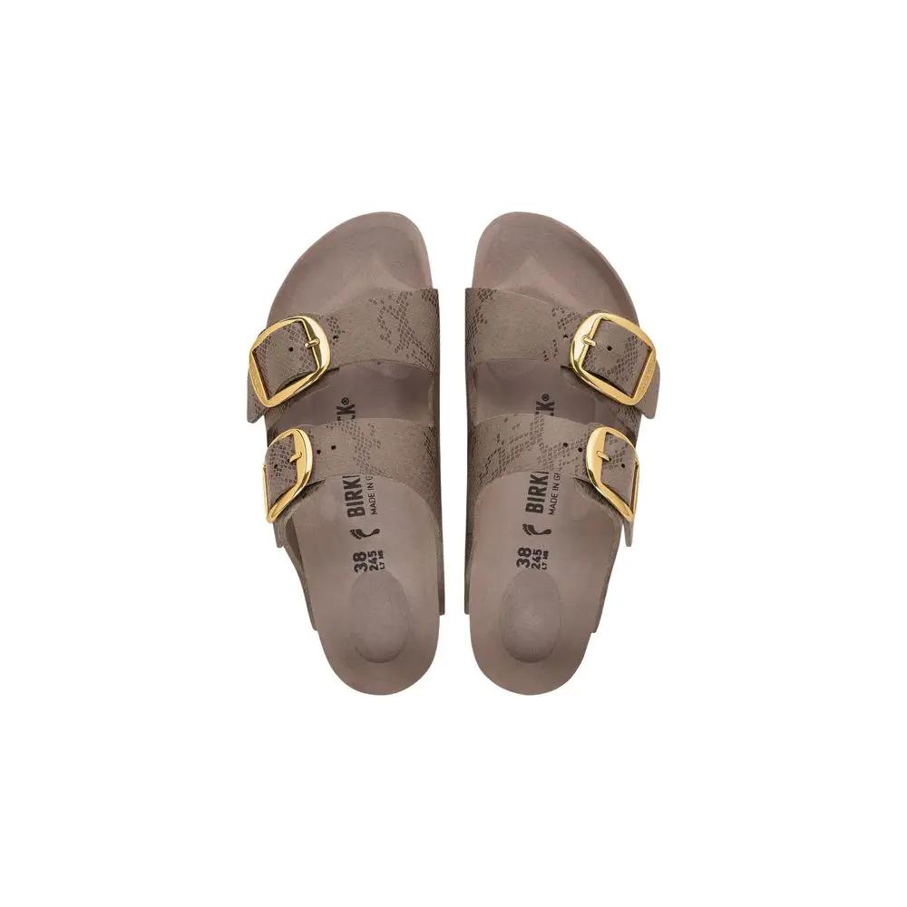 Birkenstock Birkenstock Gray Synthetic Flat Sandals