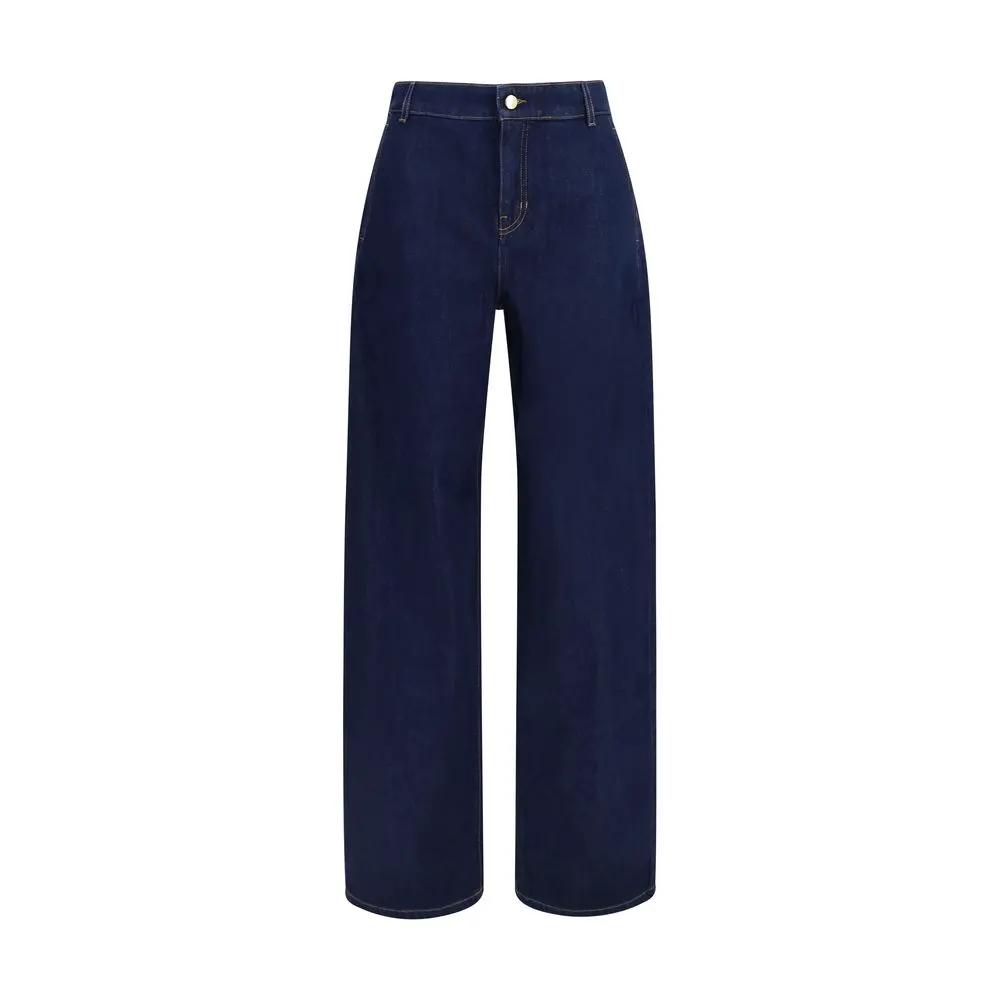 Max Mara Blue Cotton Jeans Denim