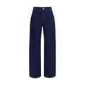 Max Mara Blue Cotton Jeans Denim