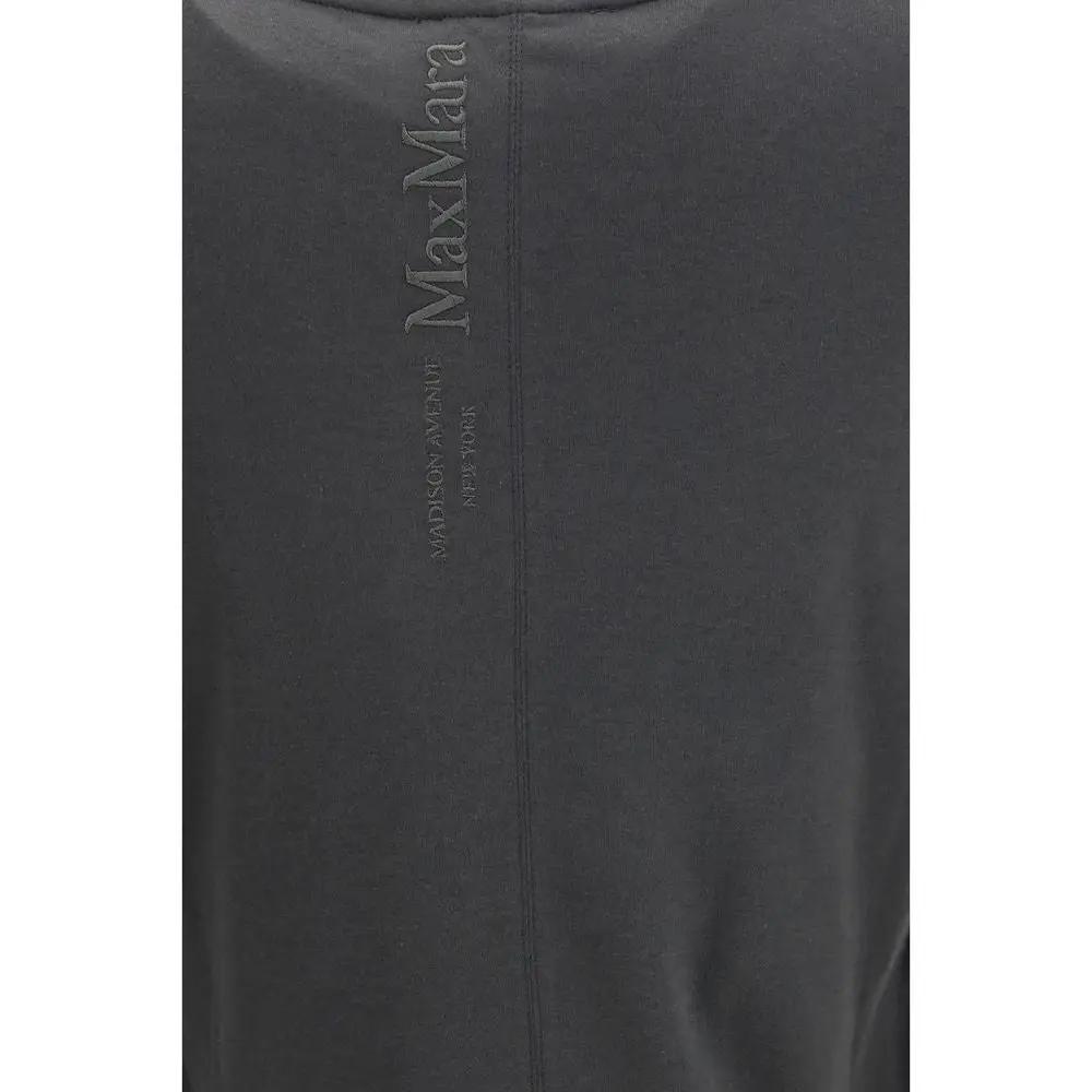 'S Max Mara 'S Max Mara Gray Cotton Long Sleeve T-Shirt