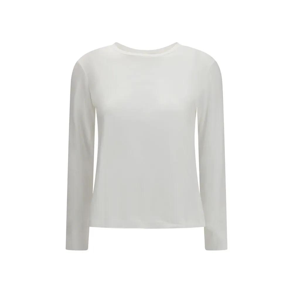 'S Max Mara 'S Max Mara White Cotton Long Sleeve T-Shirt