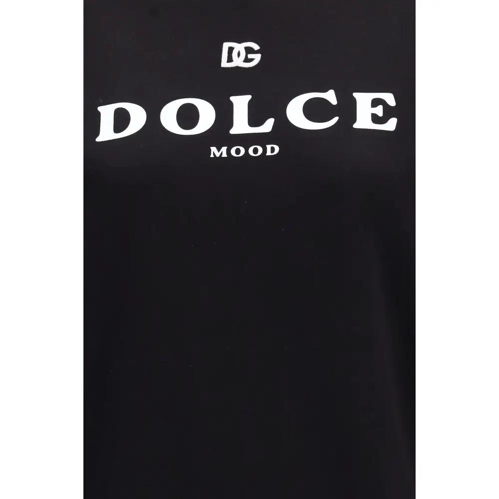 Dolce & Gabbana Black Cotton Sweatshirt
