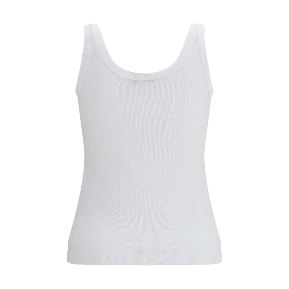 Dolce & Gabbana Dolce & Gabbana White Cotton Tank Tops