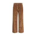 Brunello Cucinelli Brunello Cucinelli Brown Cotton Casual Pants
