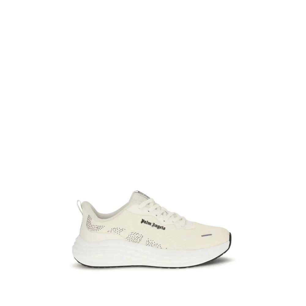 Palm Angels Palm Angels Beige Fabric Low Top Sneakers