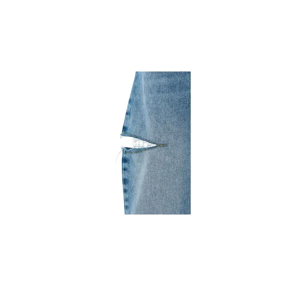 Maison Margiela Maison Margiela Blue Cotton Straight-Leg Jeans