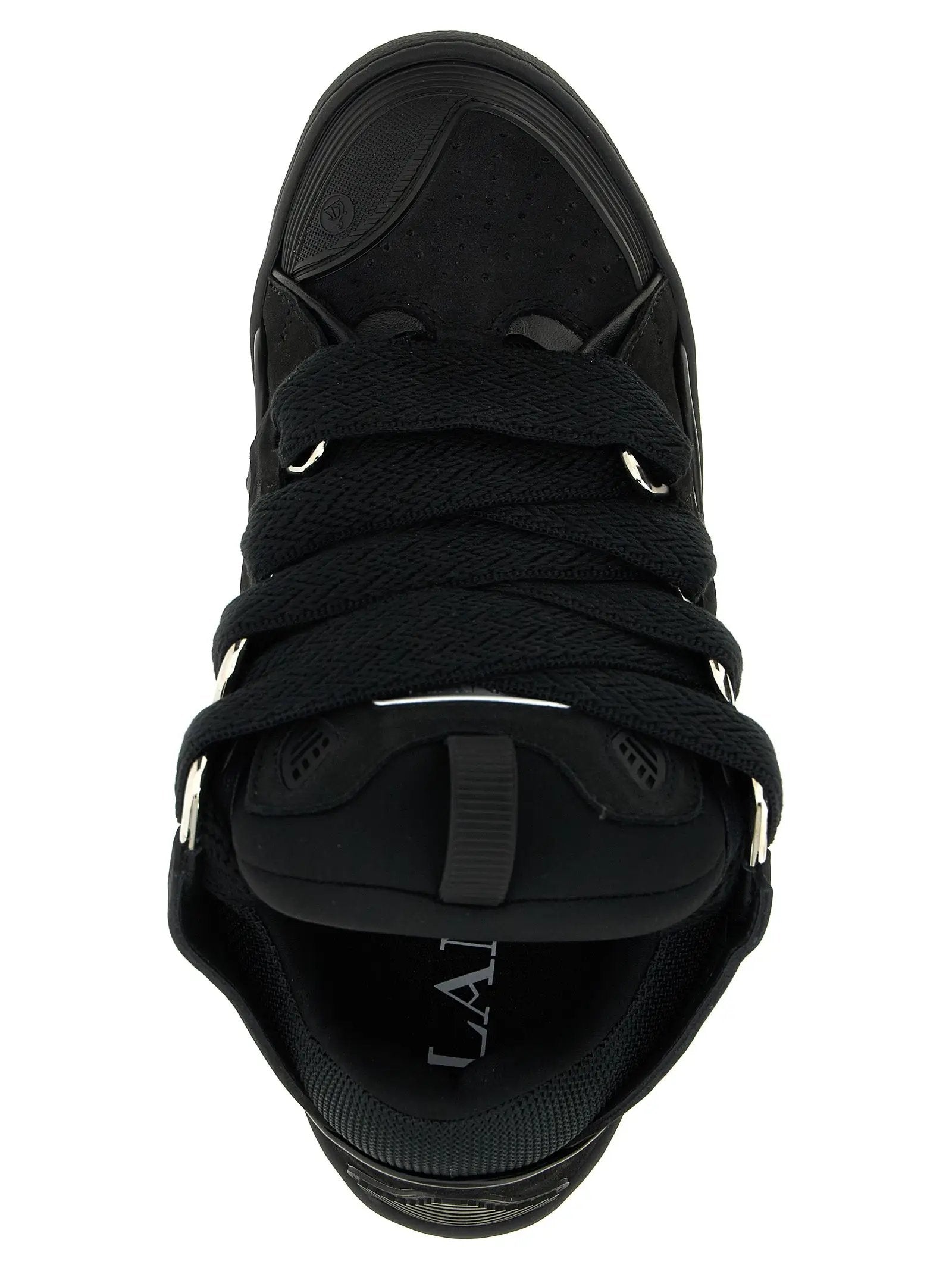 Lanvin Black Calfskin Sneakers