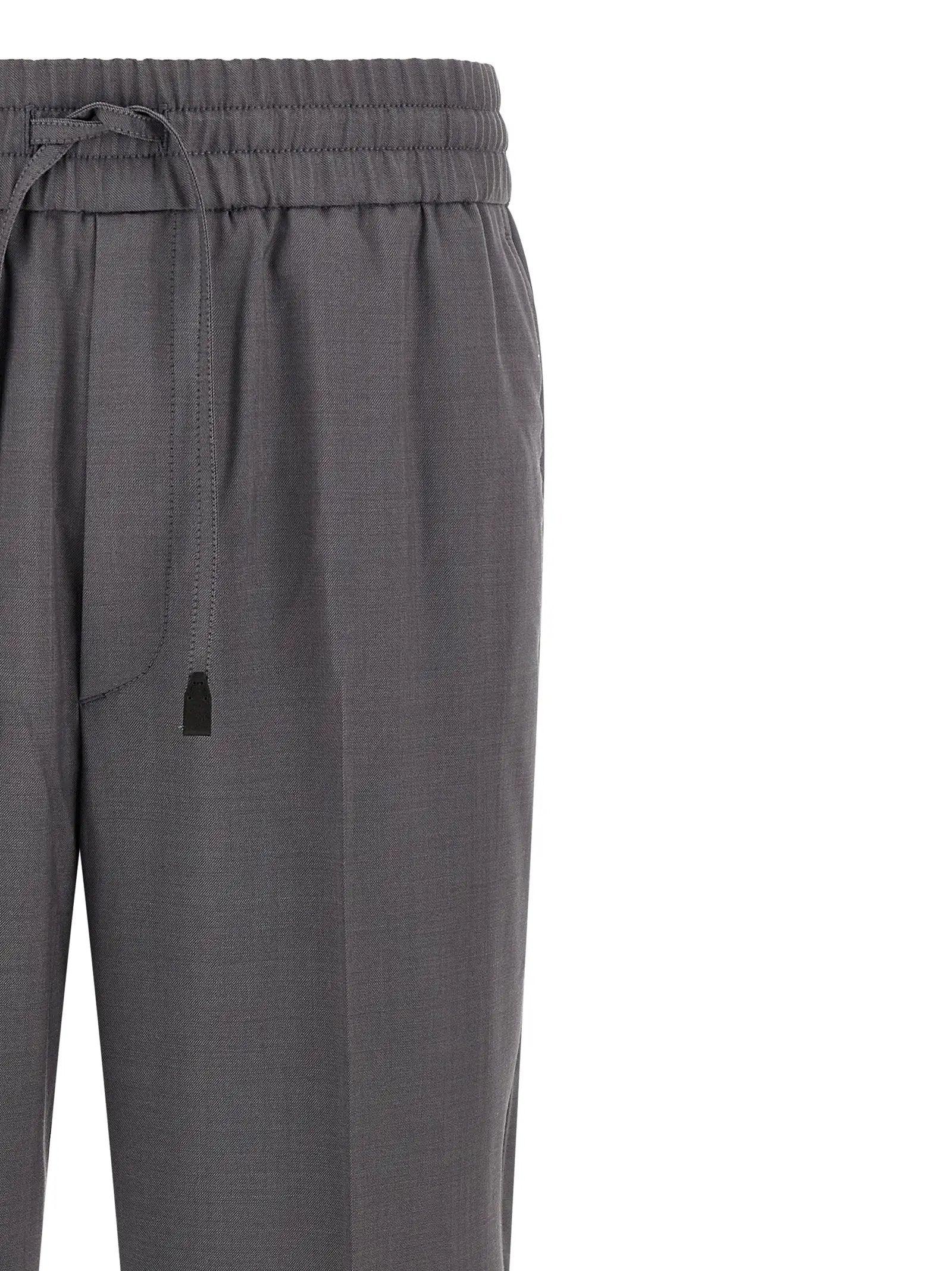Brioni Gray Wool Casual Pants