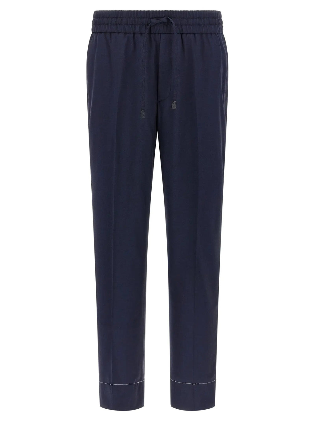 Brioni Blue Wool Casual Pants