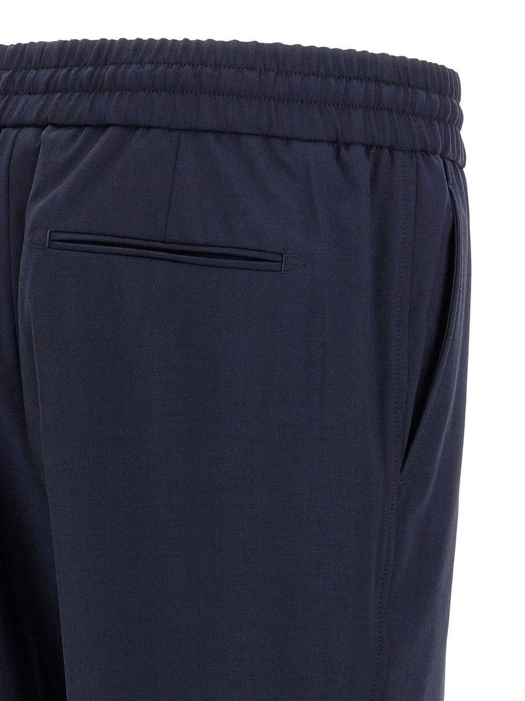 Brioni Blue Wool Casual Pants