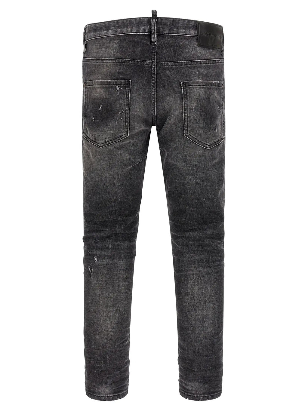 Dsquared² Gray Cotton Skinny Jeans