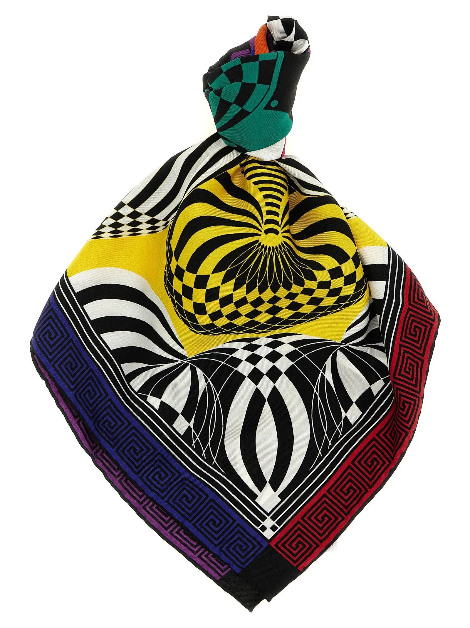 Versace Versace Multicolor Silk Foulard