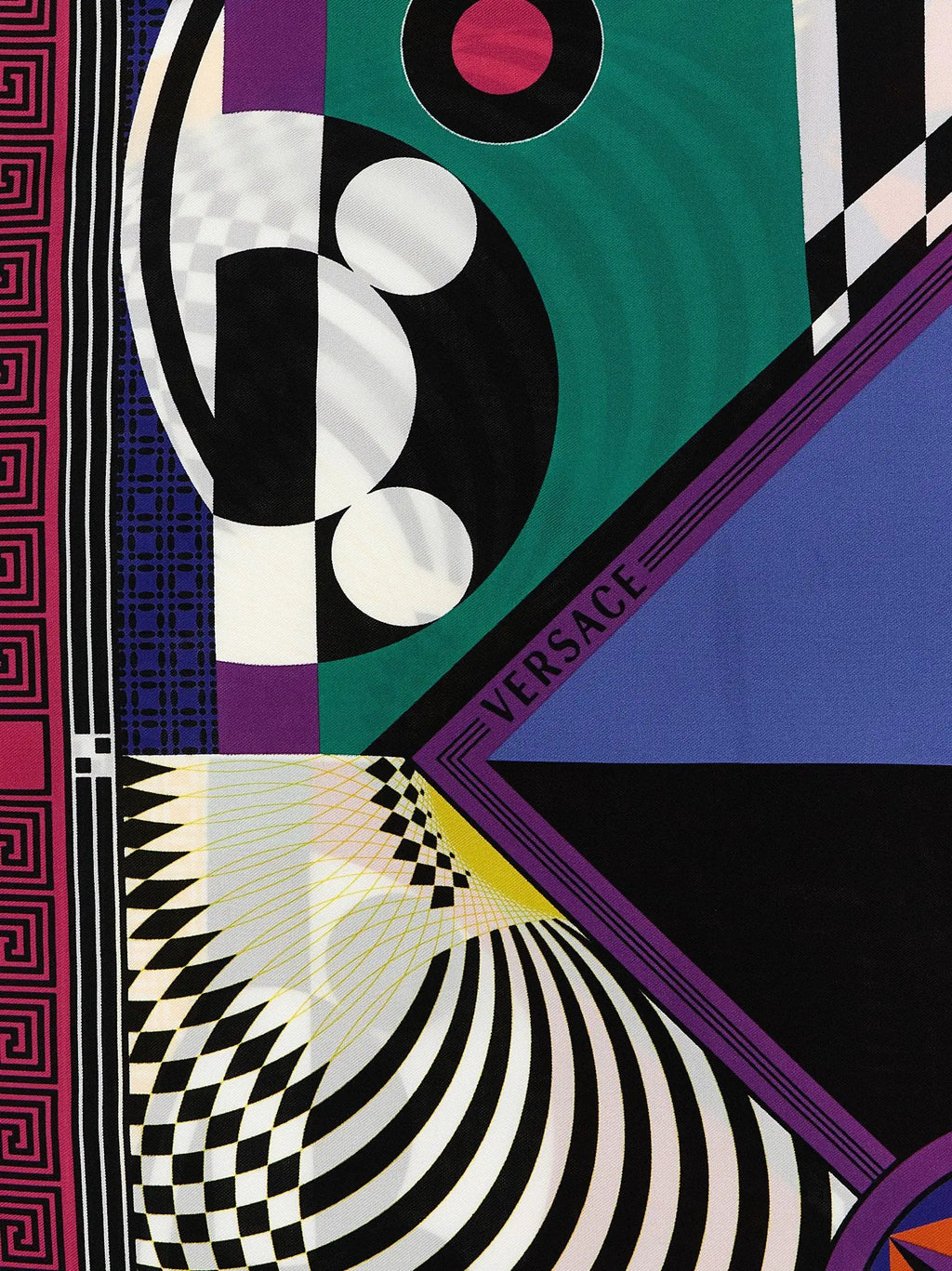 Versace Versace Multicolor Silk Foulard