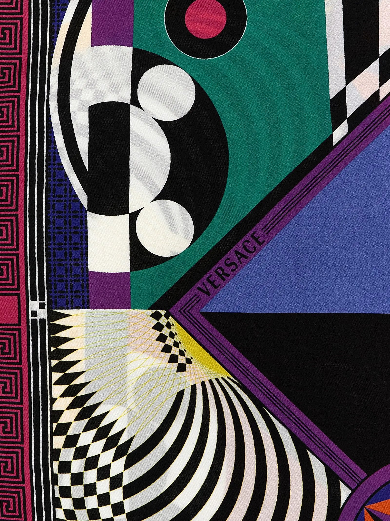 Versace Versace Multicolor Silk Foulard