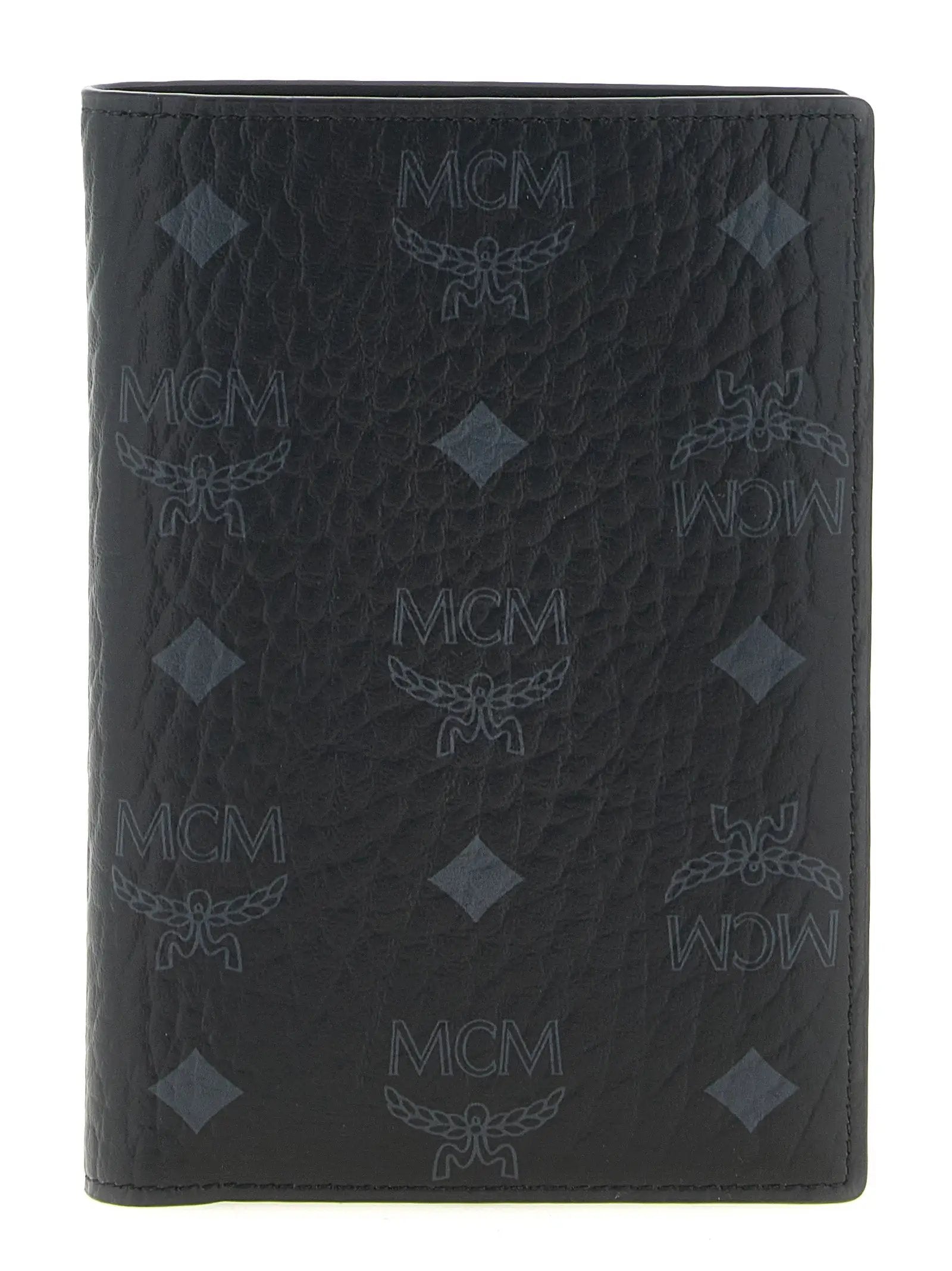 MCM Black Polyethylene Wallet
