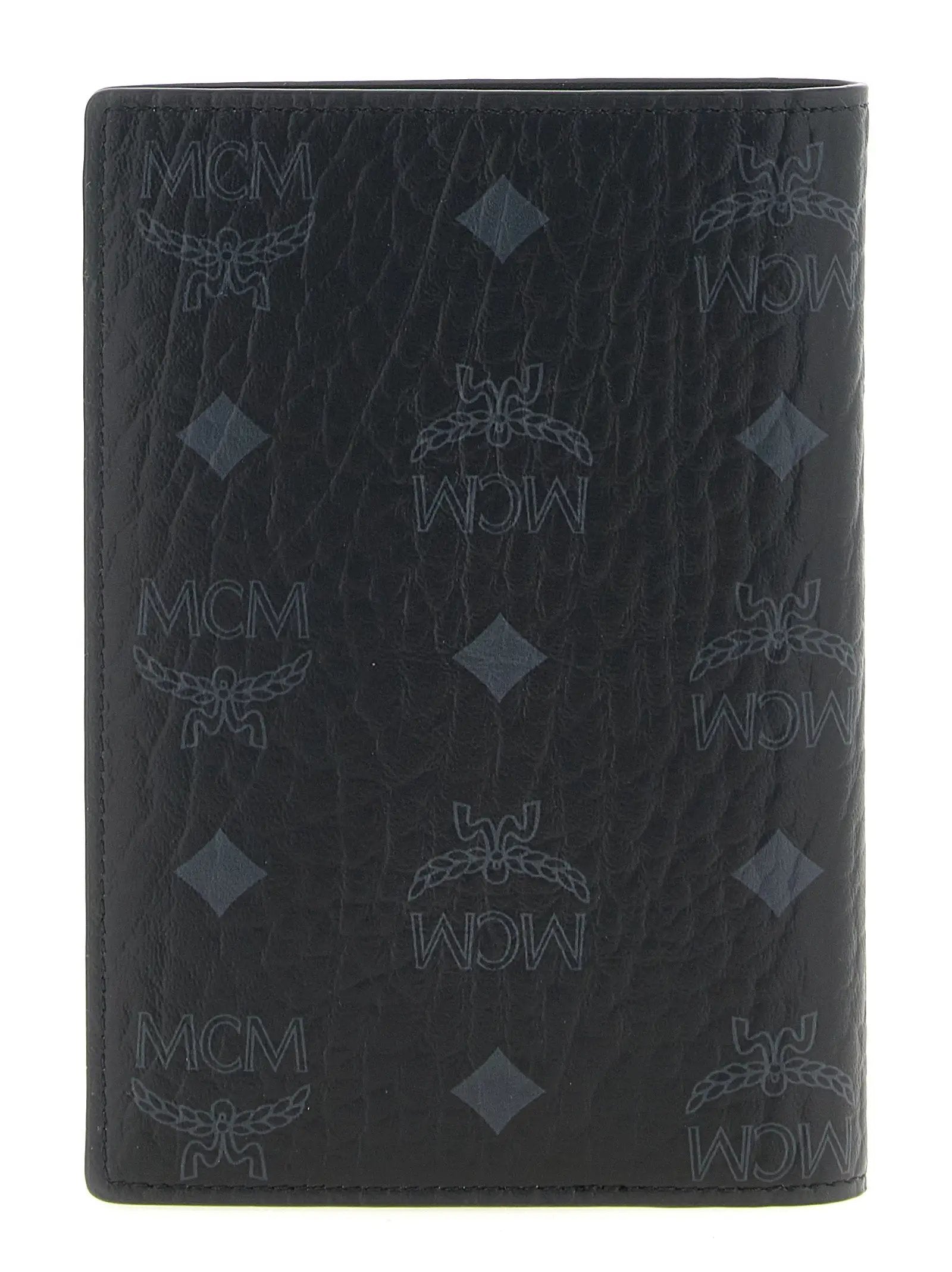 MCM Black Polyethylene Wallet