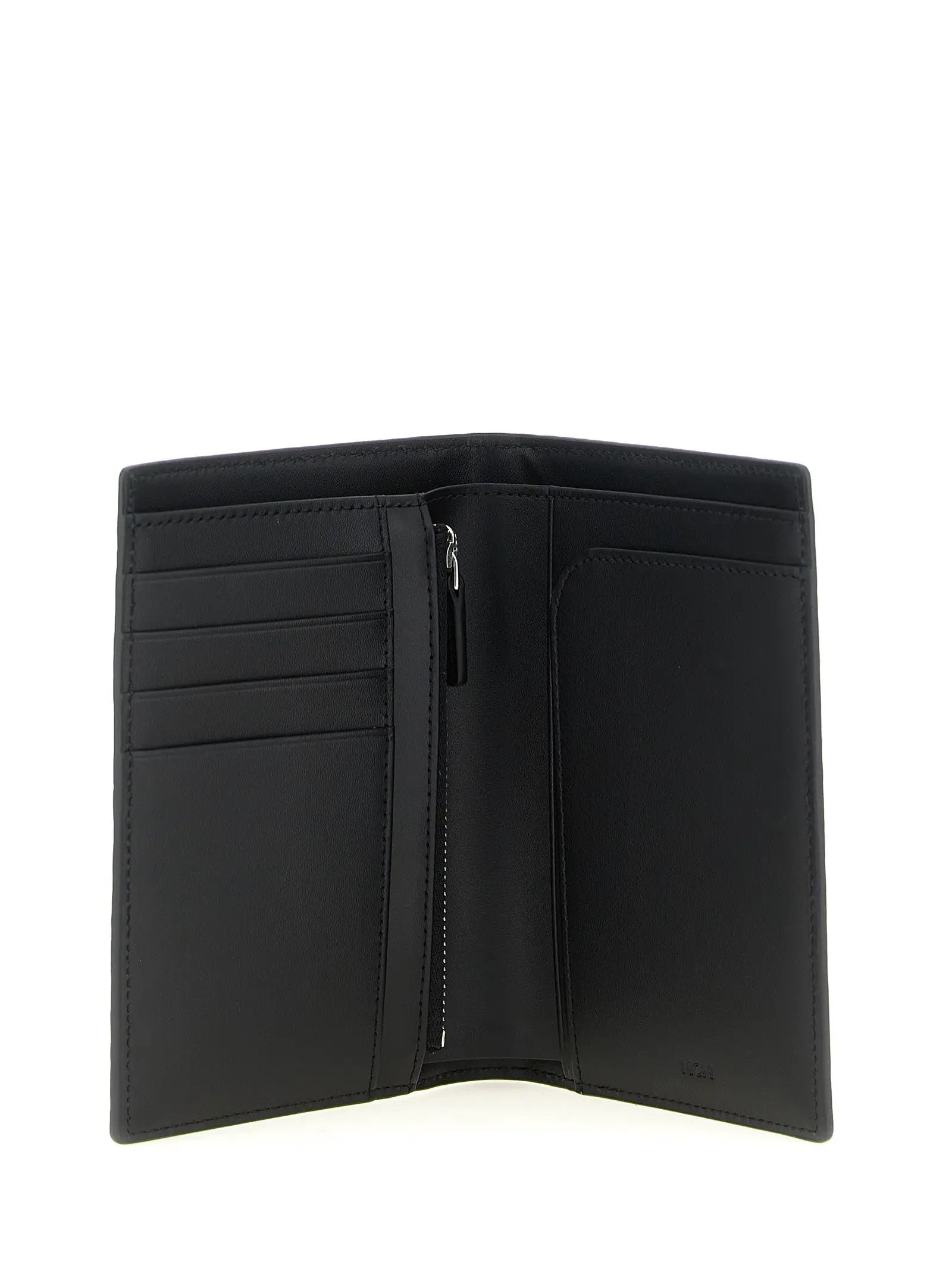 MCM Black Polyethylene Wallet