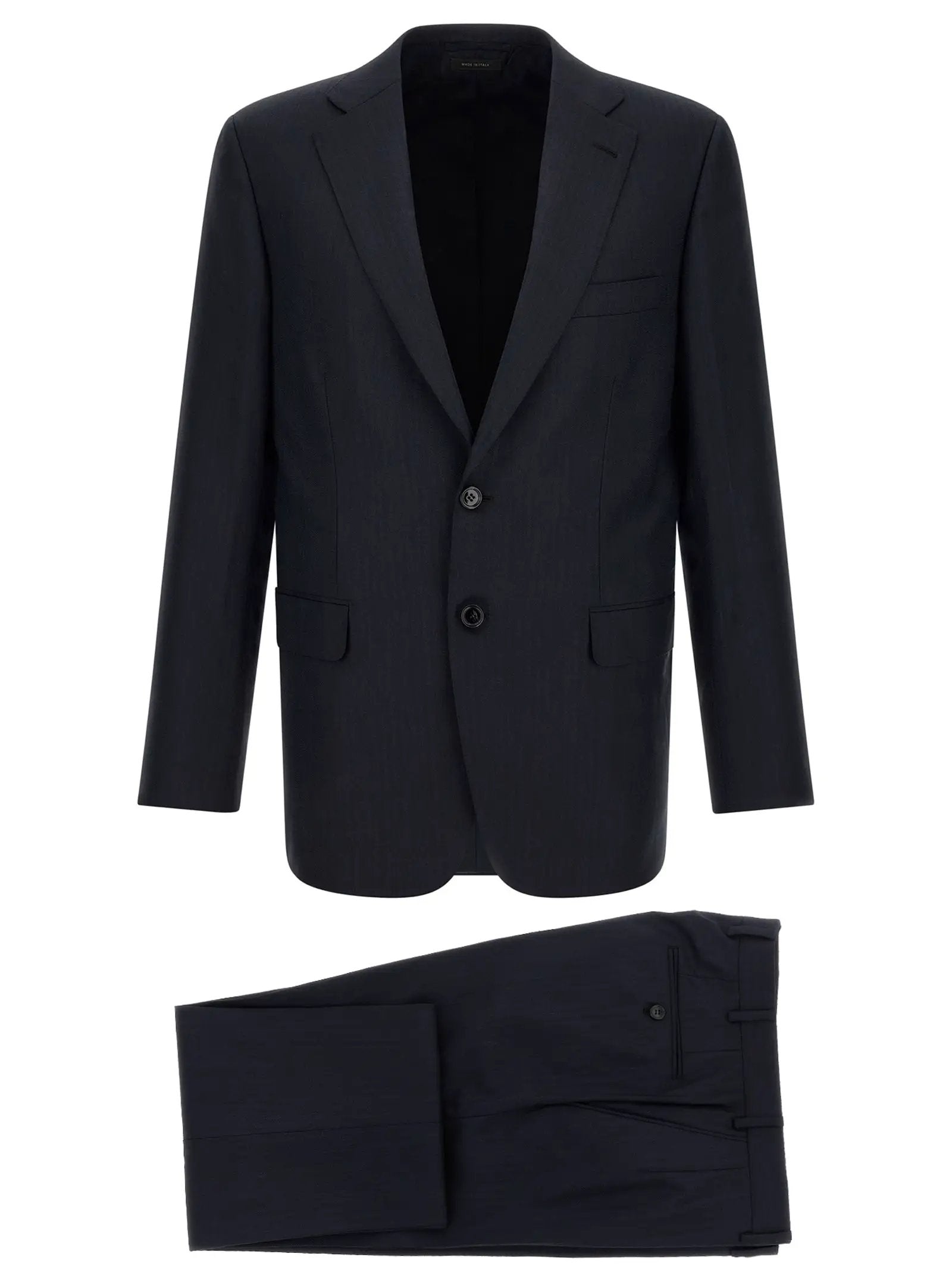 Brioni Blue Wool Two-Piece Suit