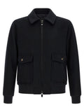 Pal Zileri Black Wool Bomber