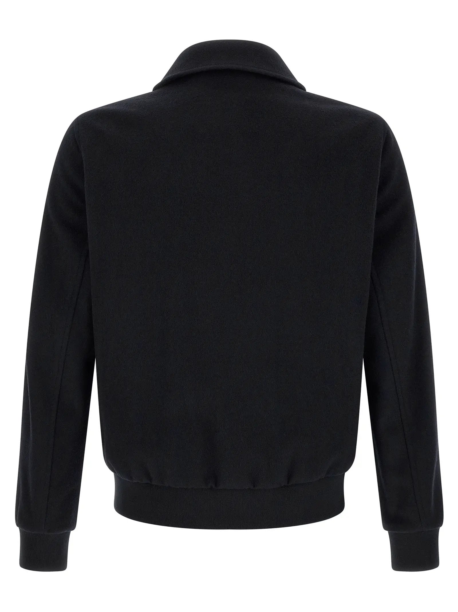 Pal Zileri Black Wool Bomber