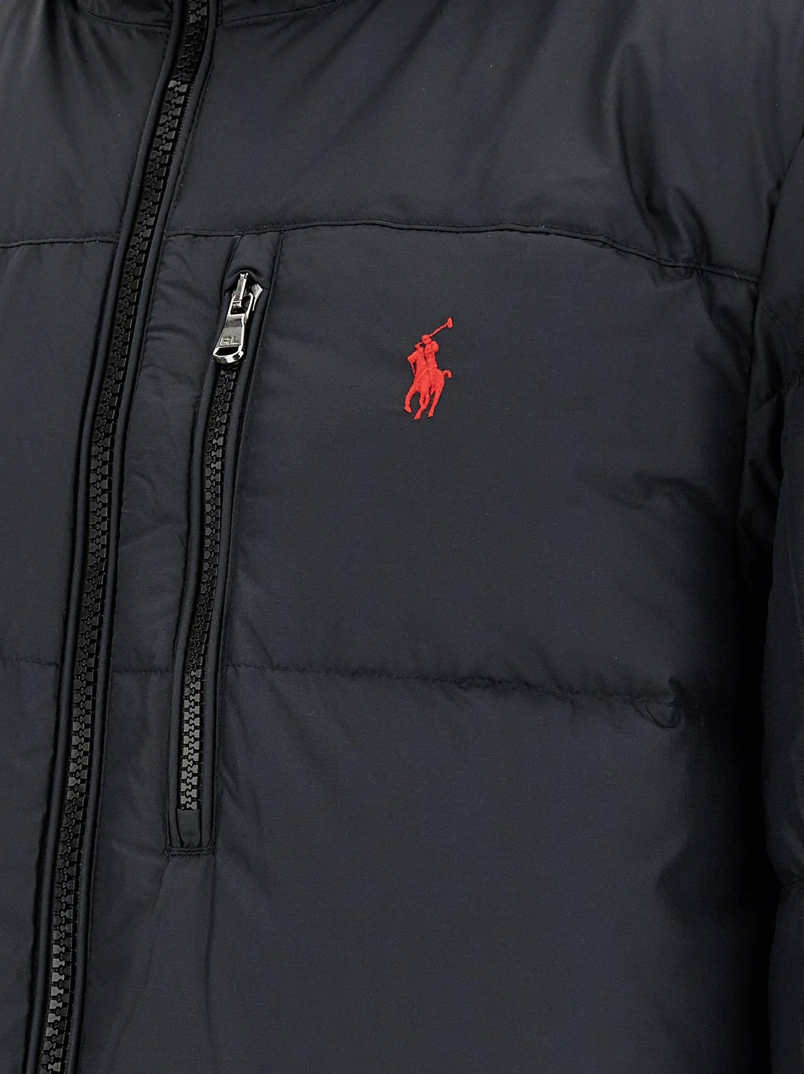 Polo Ralph Lauren Black Polyester Full-Length Jacket