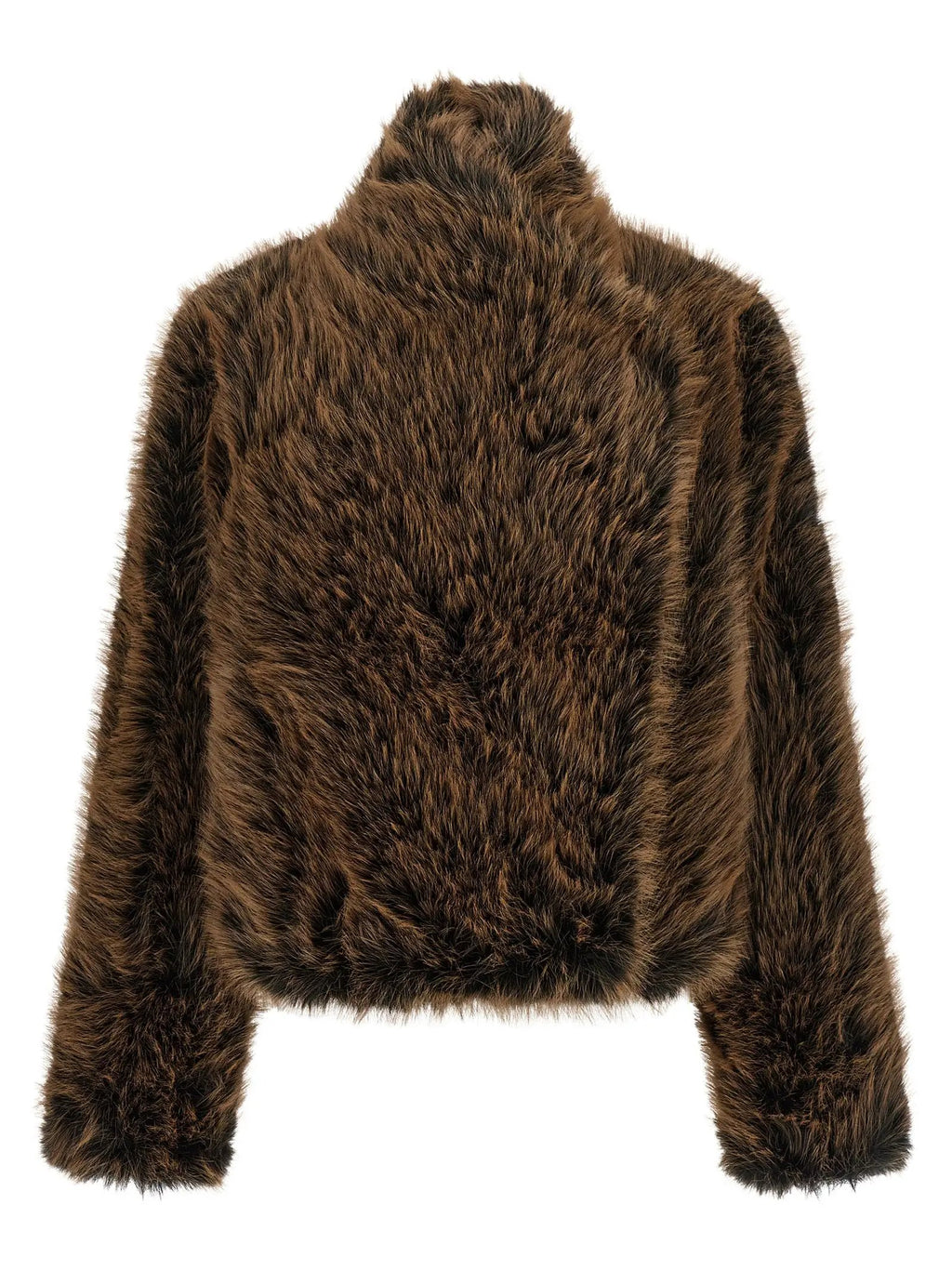 Women's Brown Susan First Faux Fur Jacket – B&B COUTURE