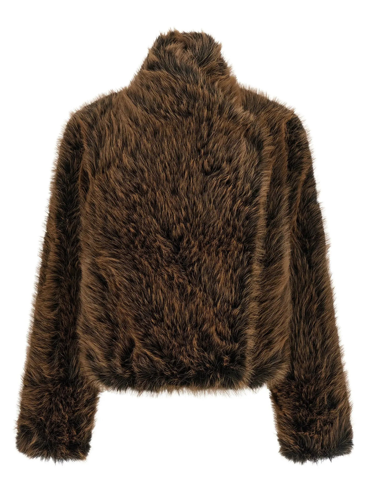 Women's Brown Susan First Faux Fur Jacket – B&B COUTURE