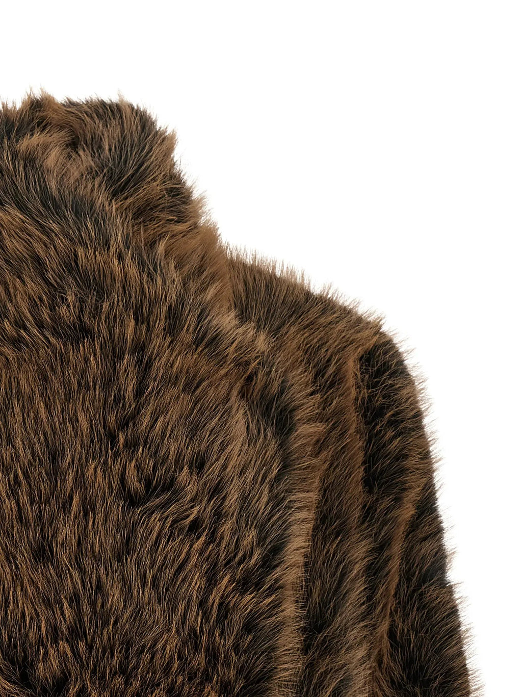 Women's Brown Susan First Faux Fur Jacket – B&B COUTURE