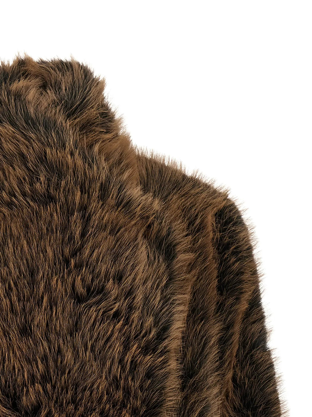 Women's Brown Susan First Faux Fur Jacket – B&B COUTURE