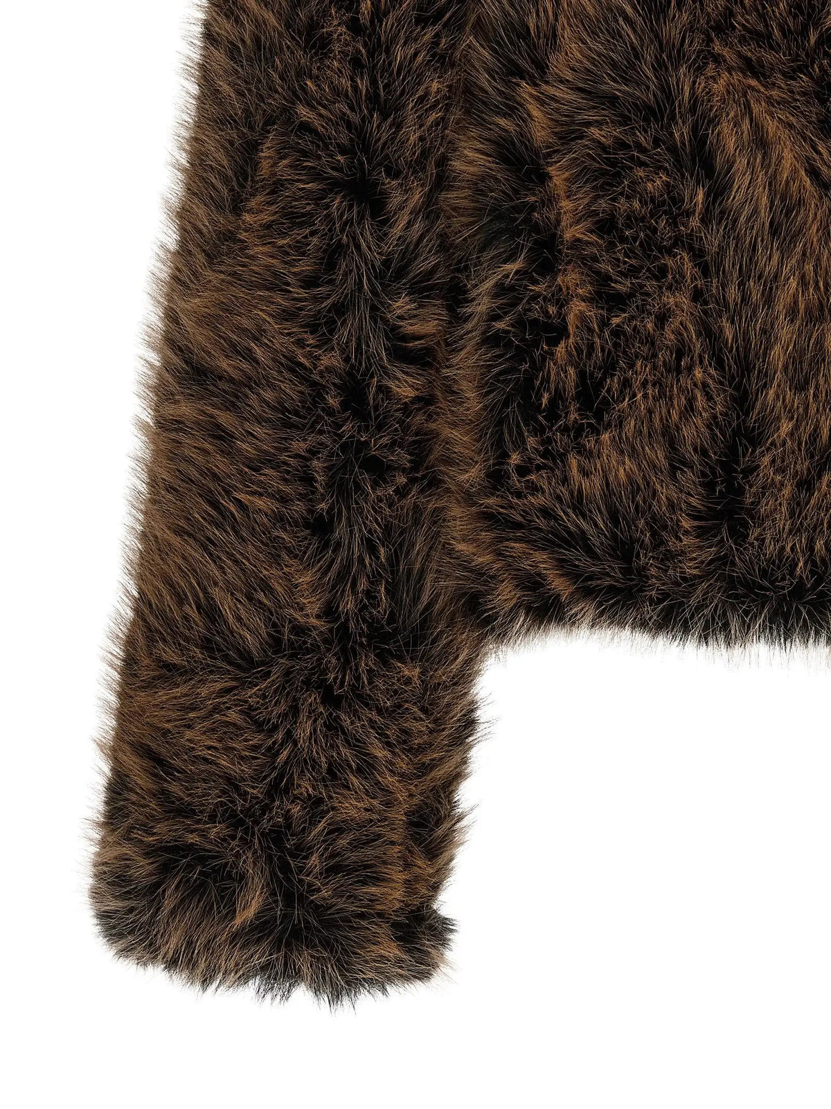 Women's Brown Susan First Faux Fur Jacket – B&B COUTURE