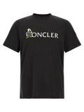 Moncler Black Cotton T-Shirt