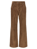 Brunello Cucinelli Brown Cotton Casual Pants