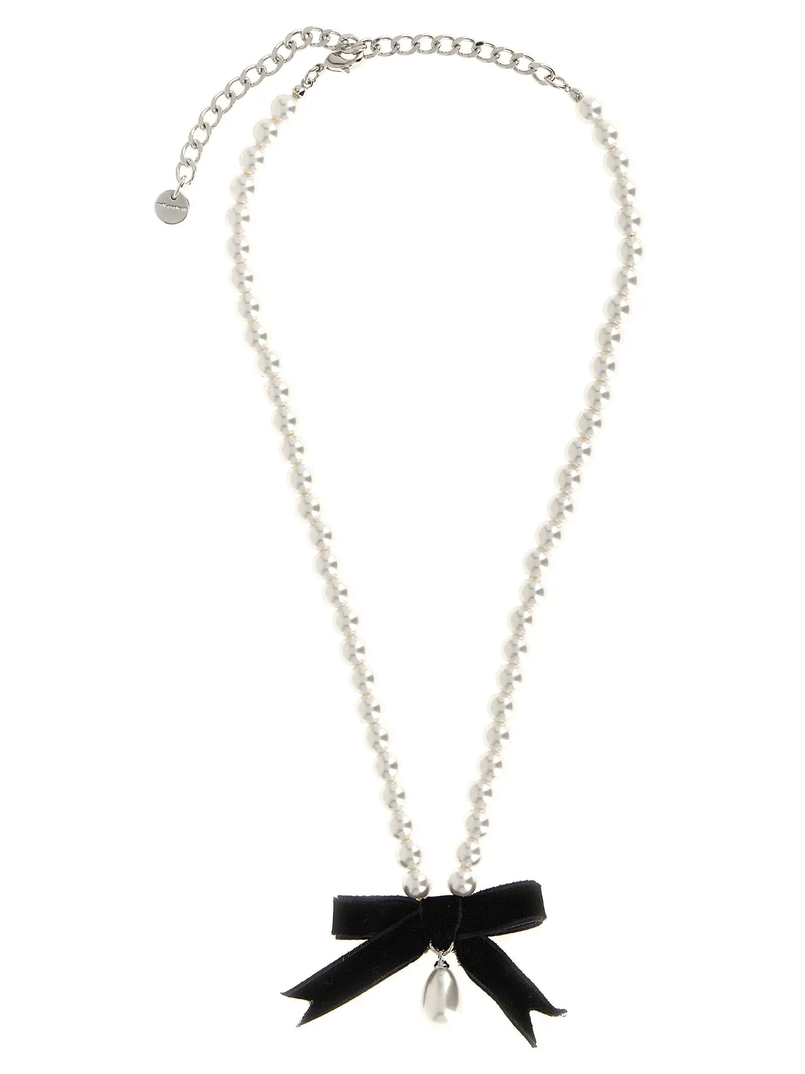 Self-Portrait Bicolor Brass Necklace