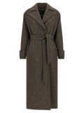 Kiton Brown Virgin Wool Coat