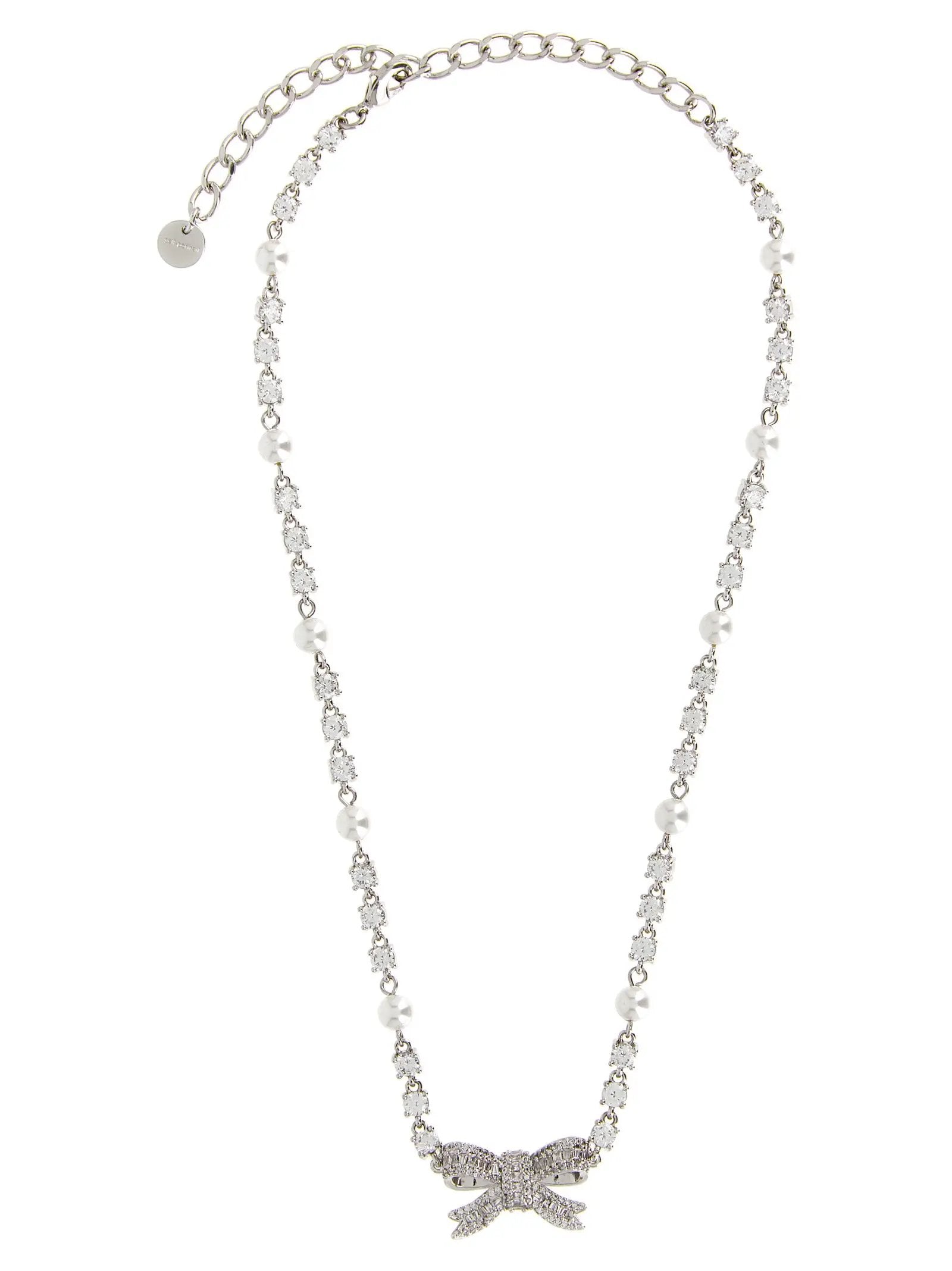Self-Portrait Silver Brass Necklace