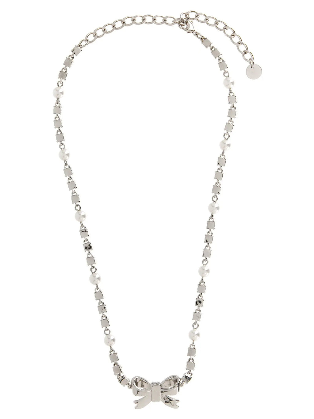 Self-Portrait Silver Brass Necklace