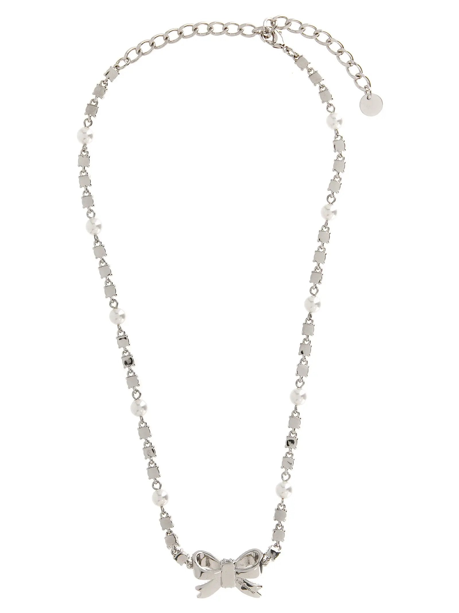 Self-Portrait Silver Brass Necklace