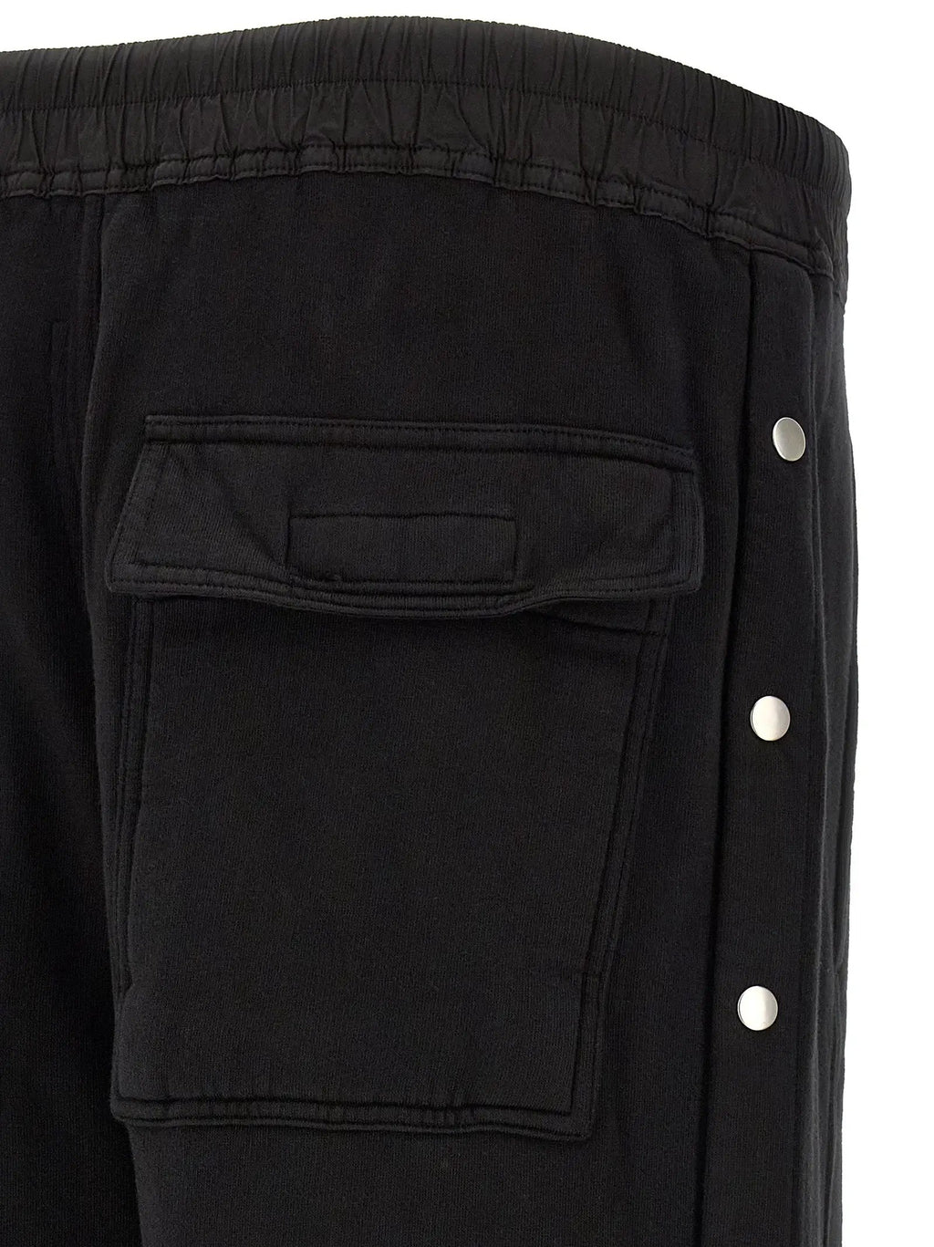 DRKSHDW Black Cotton Flared Pants