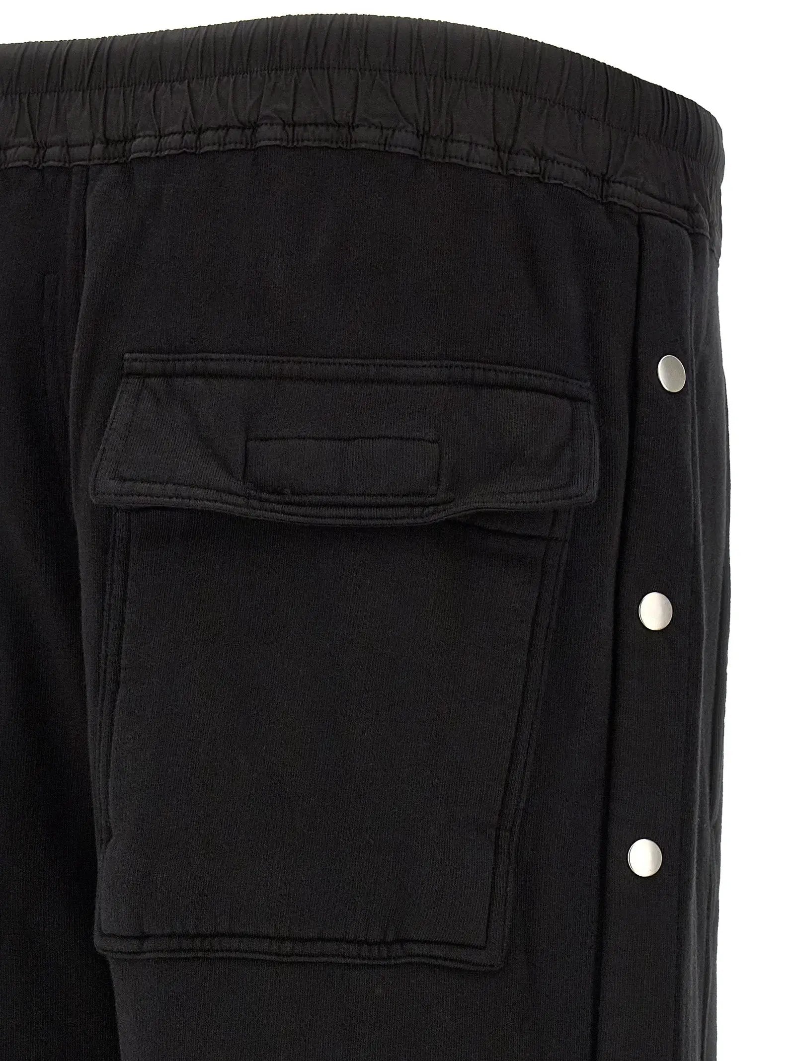 DRKSHDW Black Cotton Flared Pants