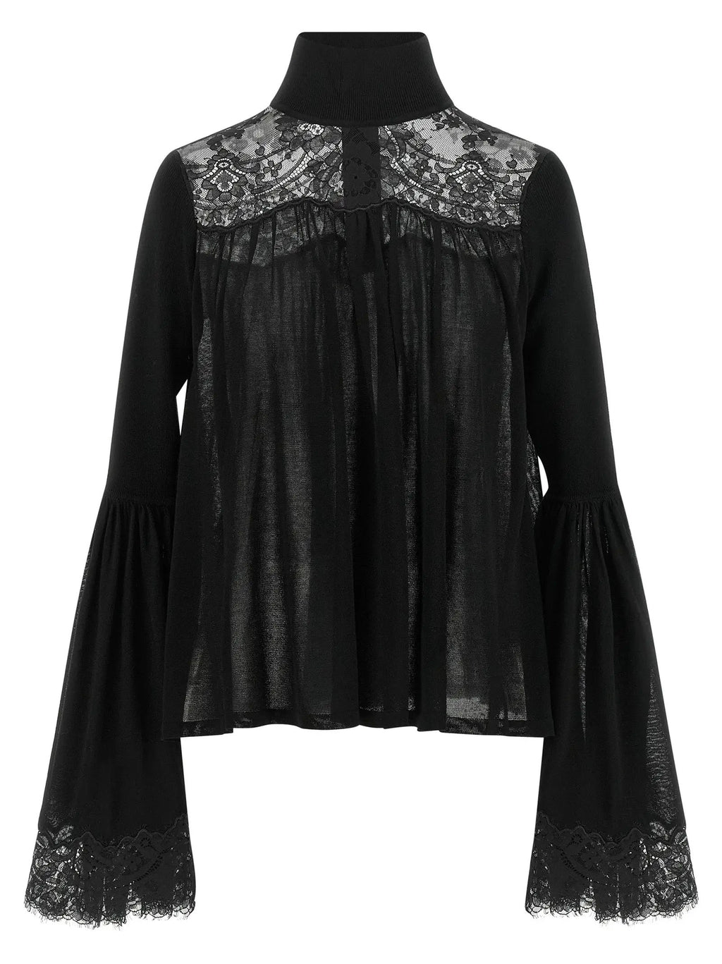 Zimmermann Black Lyocell Blouse
